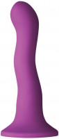 Tapadókorongos dildó Purple Wave (19 cm)