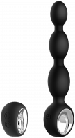 Vibrační anální kuličky Midnight Magic Dione s dálkovým ovládáním (21,8 cm)