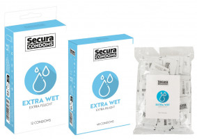 Secura Extra Wet – extra lubrikované kondomy