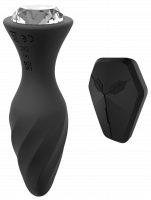 Vibrační anální kolík Diamond Vibe s dálkovým ovládáním (12,3 cm)