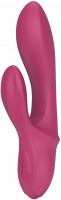 Silikónový vibrátor s výbežkom na klitoris Bunny Duo (19,2 cm)