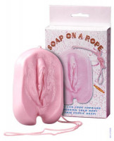 Vicces rózsaszín szappan – vagina