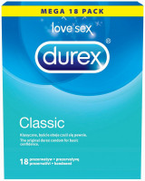 Durex Classic – klasické kondómy (18 ks)