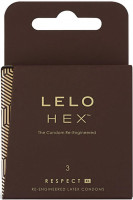 LELO Hex Respect  – XL kondómy (3 ks)