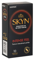 SKYN Intense Feel - bezlatexové kondómy s vrúbkami (10 ks)