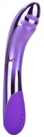 Műanyag vibrátor Purple Lightning