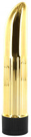 Műanyag vibrátor Gold Finger (13,3 cm)