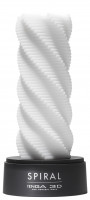 Tenga 3D Spiral maszturbátor (14,6 cm) + ajándék SKYN 5 Senses óvszerek