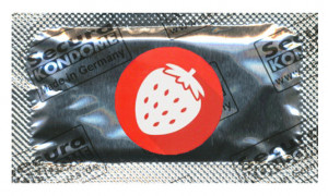 Secura Red – ochucené kondomy (1 ks)