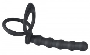 Anální strapless strap-on Velvet (13,5 cm) + dárek gel Natural (30 ml)