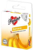 Pepino Banán – ochutené kondómy (3 ks)