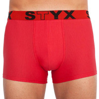 Pánske boxerky Styx, športové guma, červené