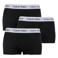 3PACK férfi boxeralsó Calvin Klein, fekete