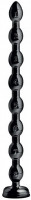 XXL análne guľôčky s prísavkou Xtreme Black (50,2 cm) + darčok Análny lubrikačný gél (130 ml)