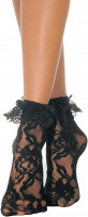 Krajkové ponožky Lace Ruffle