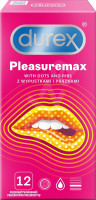 Durex Pleasuremax – bordázott óvszerek (12 db)