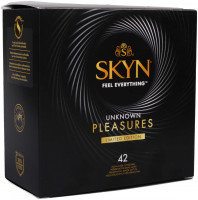 SKYN Unknown Pleasures – bezlatexové kondómy (42 ks)