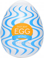 Tenga Egg Wind masturbátor (7,5 cm) + dárek SKYN 5 Senses kondomy
