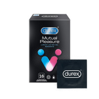 Durex Mutual Pleasure – vrúbkované kondómy (16 ks)