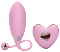 Pink Love vezeték nélküli vibrációs tojás + ajándék Toybag