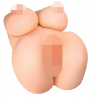 Realistické masturbační torzo Boobies Lady (36,5 cm) + dárek SKYN 5 Senses kondomy
