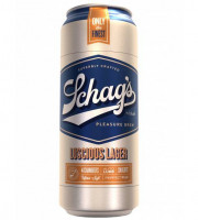 Masturbátor Beer Can Luscious Lager (20 cm) + dárek SKYN 5 Senses kondomy