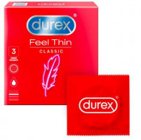 Durex Feel Thin Classic - tenké kondómy (3 ks)