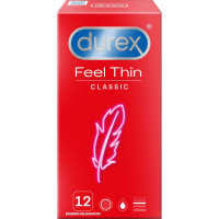Durex Feel Thin Classic – tenké kondomy (12 ks)