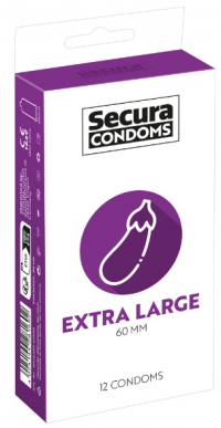 Secura Extra large - veľké kondómy (12 ks)