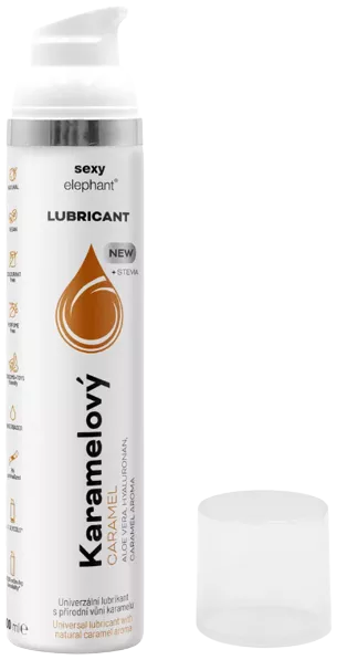 Karamelový lubrikační gel Sexy Elephant (100 ml)