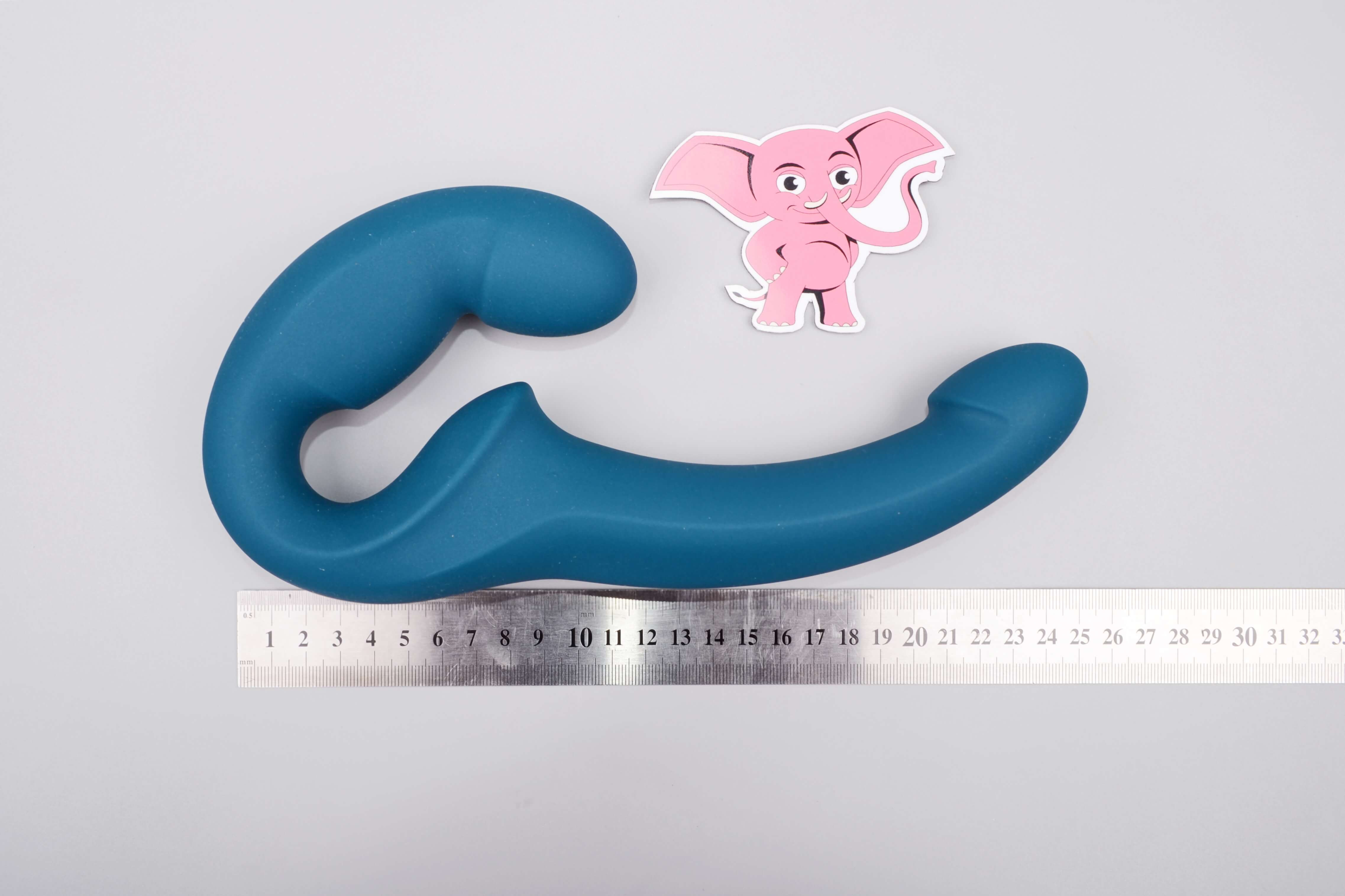 Fun Factory Share Lite připínací penis (25 cm), rozměry