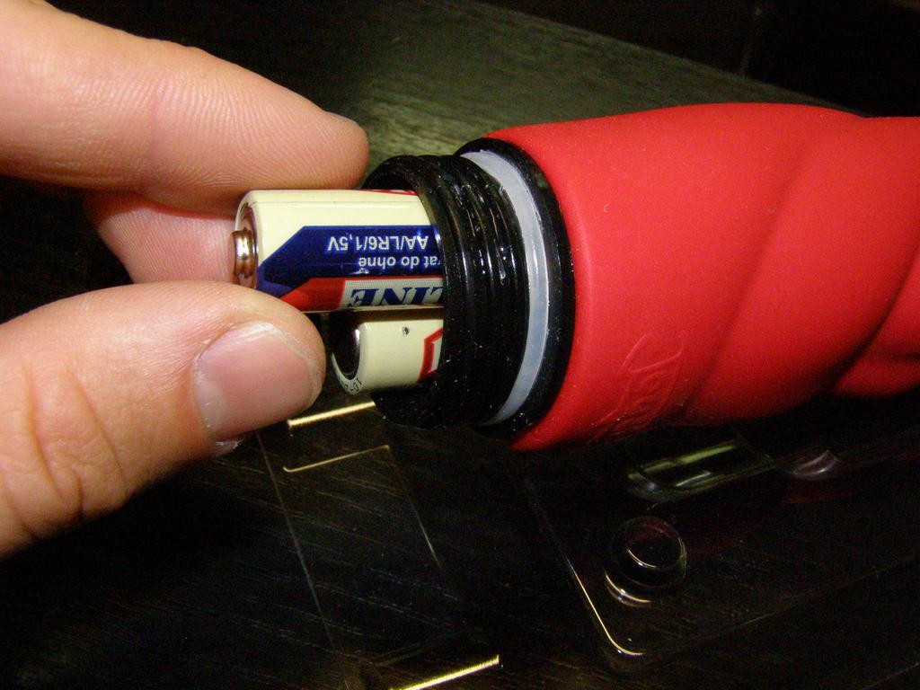 Vibrátor Joystick 18 cm silikon - červený