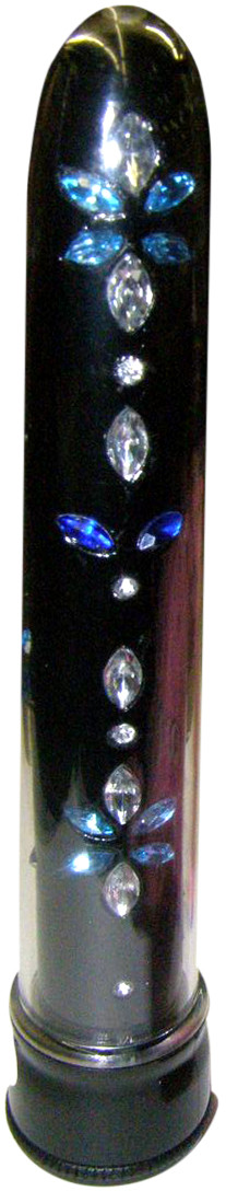 Vibrátor Diamond Dancer černý 18 cm