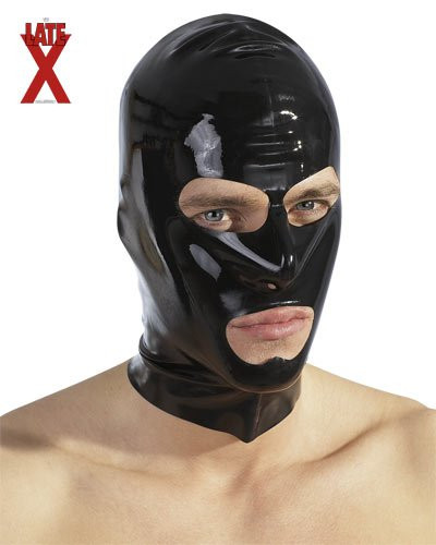 LateX maska s tromi otvormi.