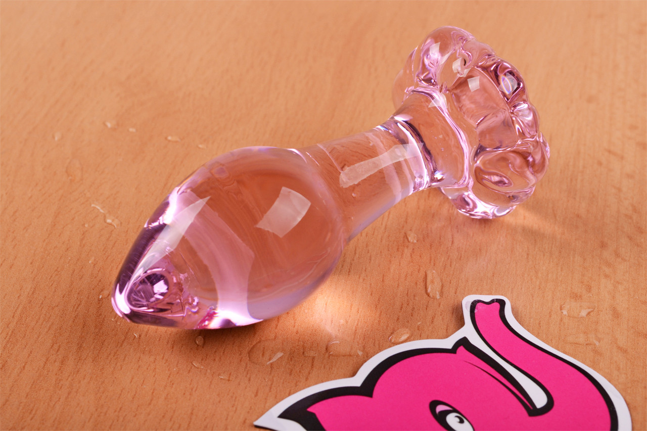 Análny kolík Flower Glass Plug