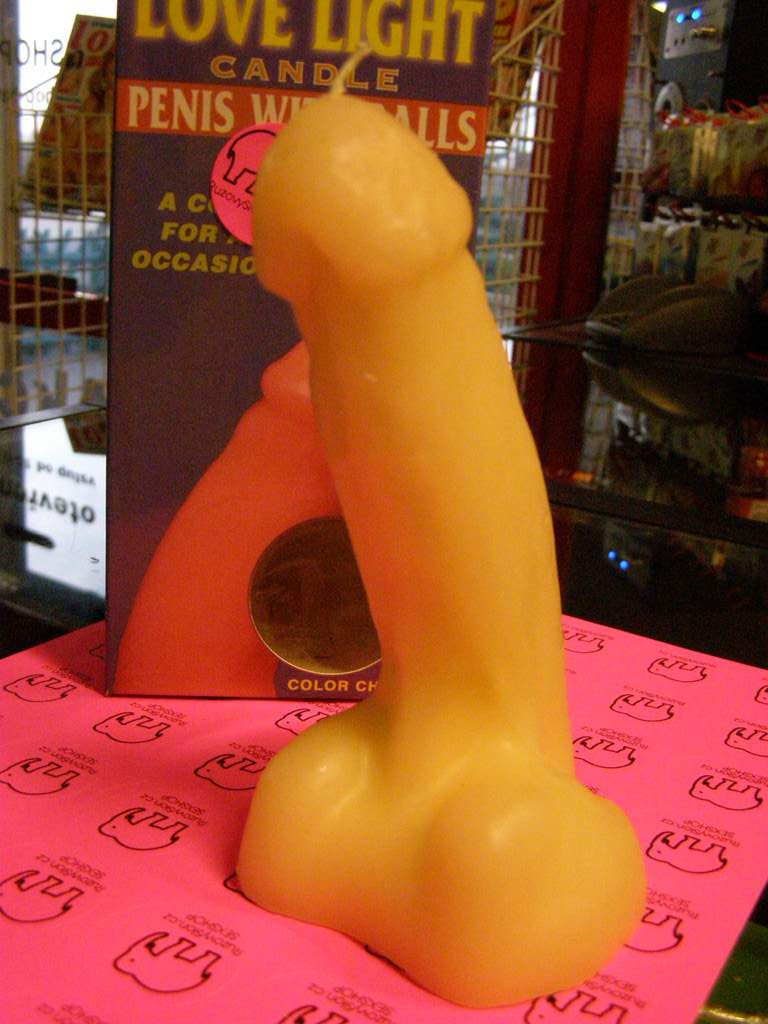 Žart. sviečka penis 18 cm