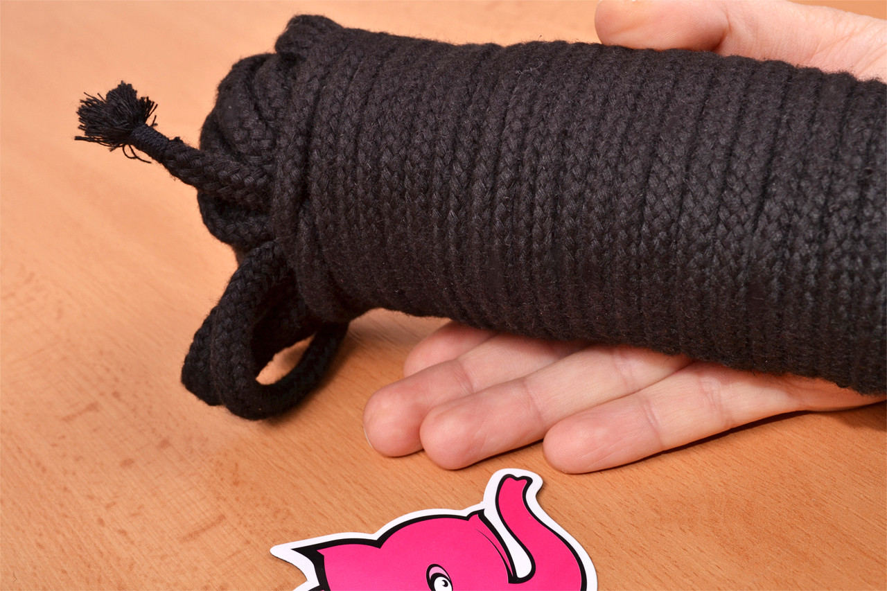 Bondážní lano Soft Touch – detail delšího lana