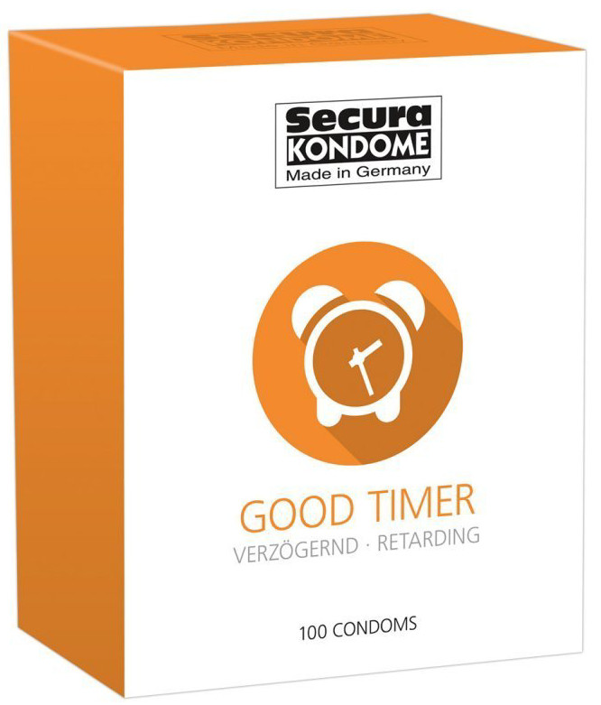 Secura Good Timer - Csillapító óvszer (100 db)