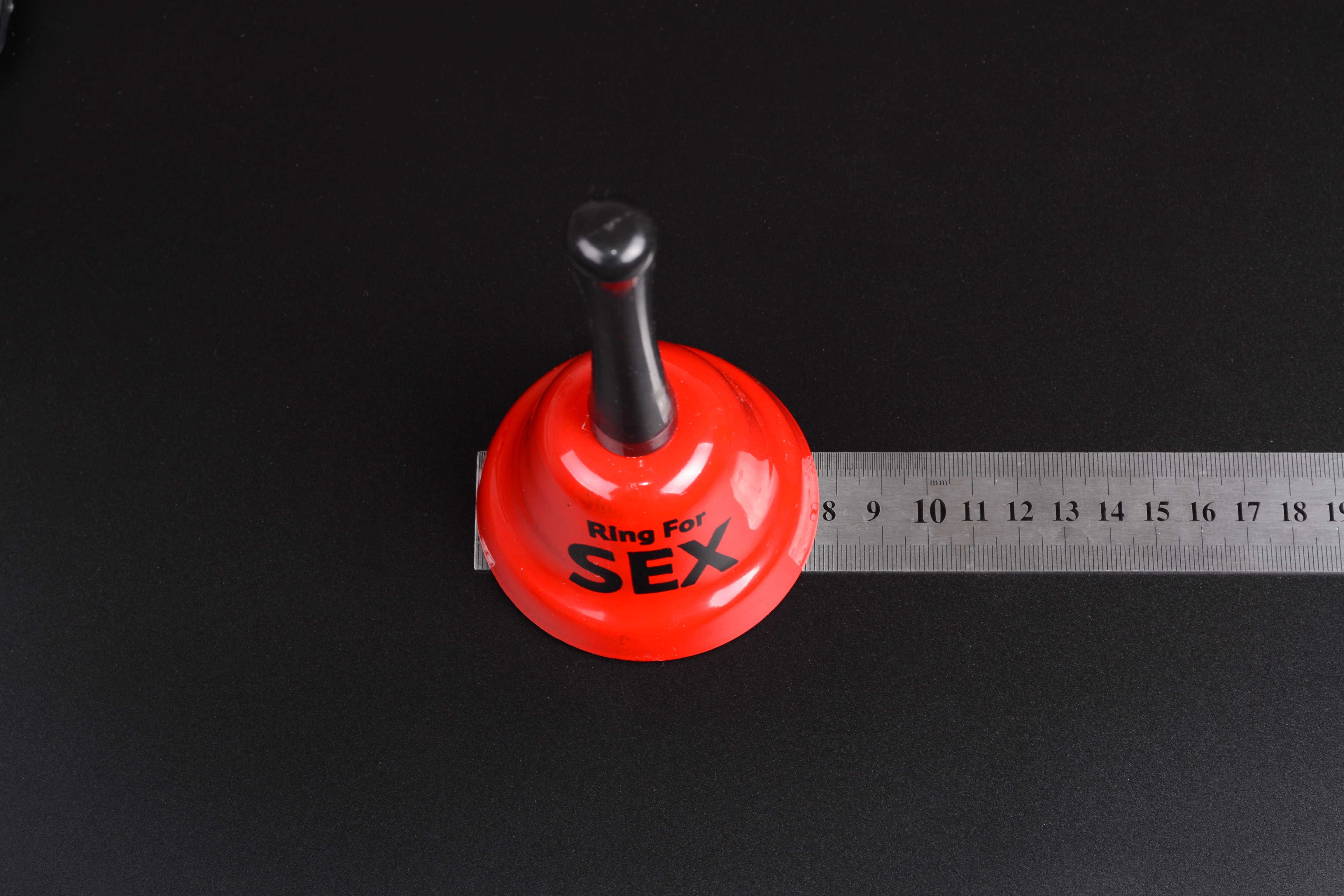 Zvoneček Ring For Sex, rozměry