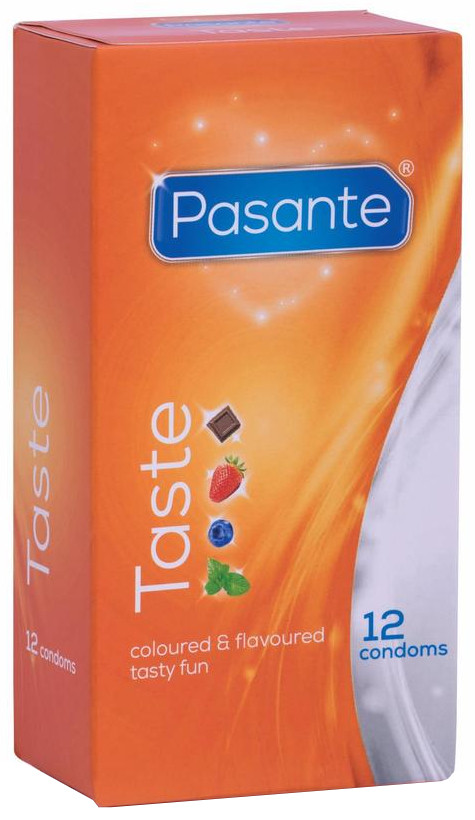 Pasante Taste - óvszer keverék (12 db)