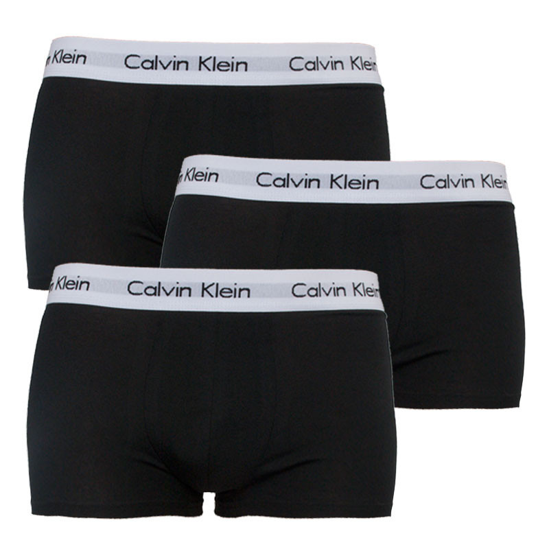 3PACK pánské boxerky Calvin Klein, černé