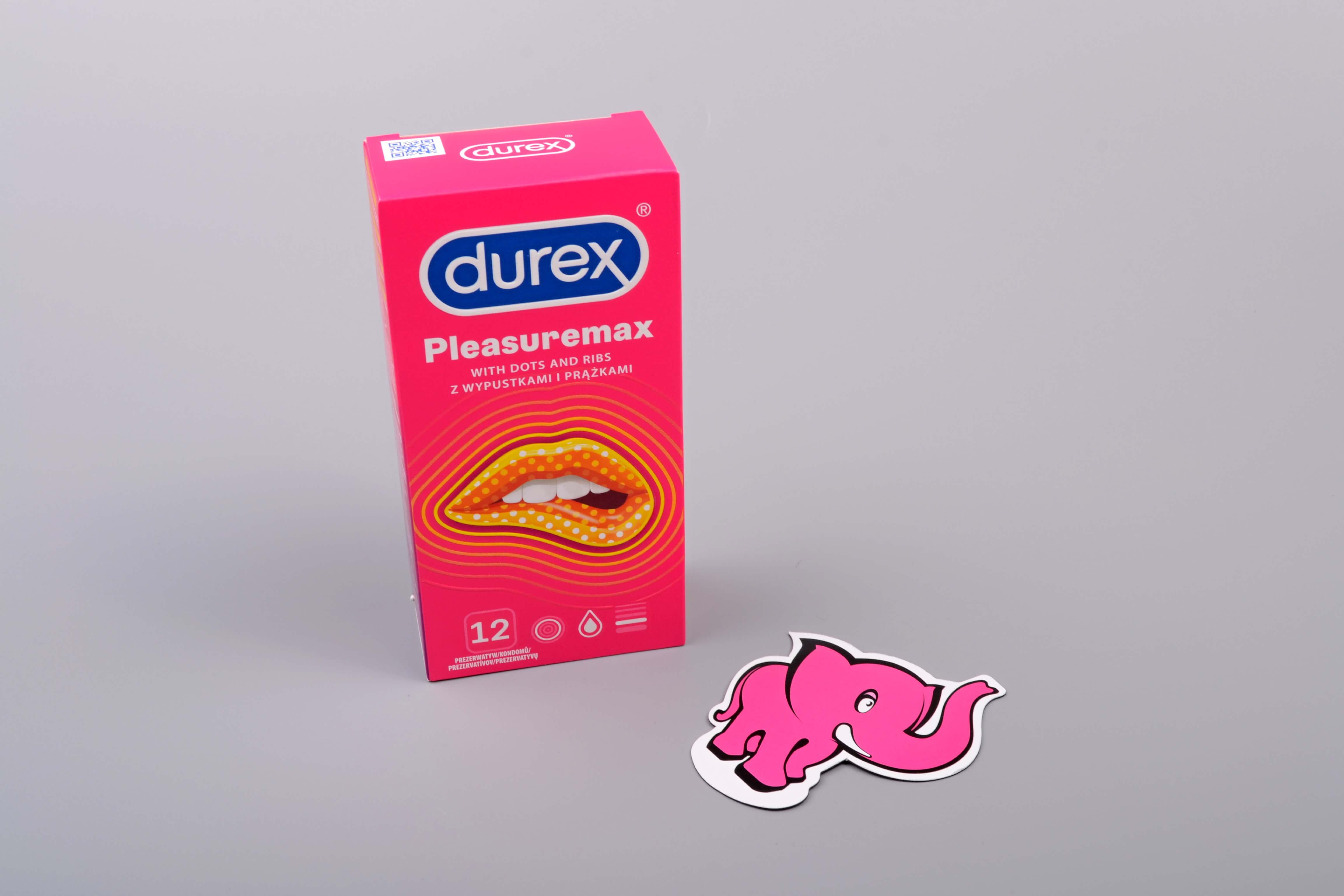 Durex Pleasuremax - vrúbkované kondómy (12 ks)