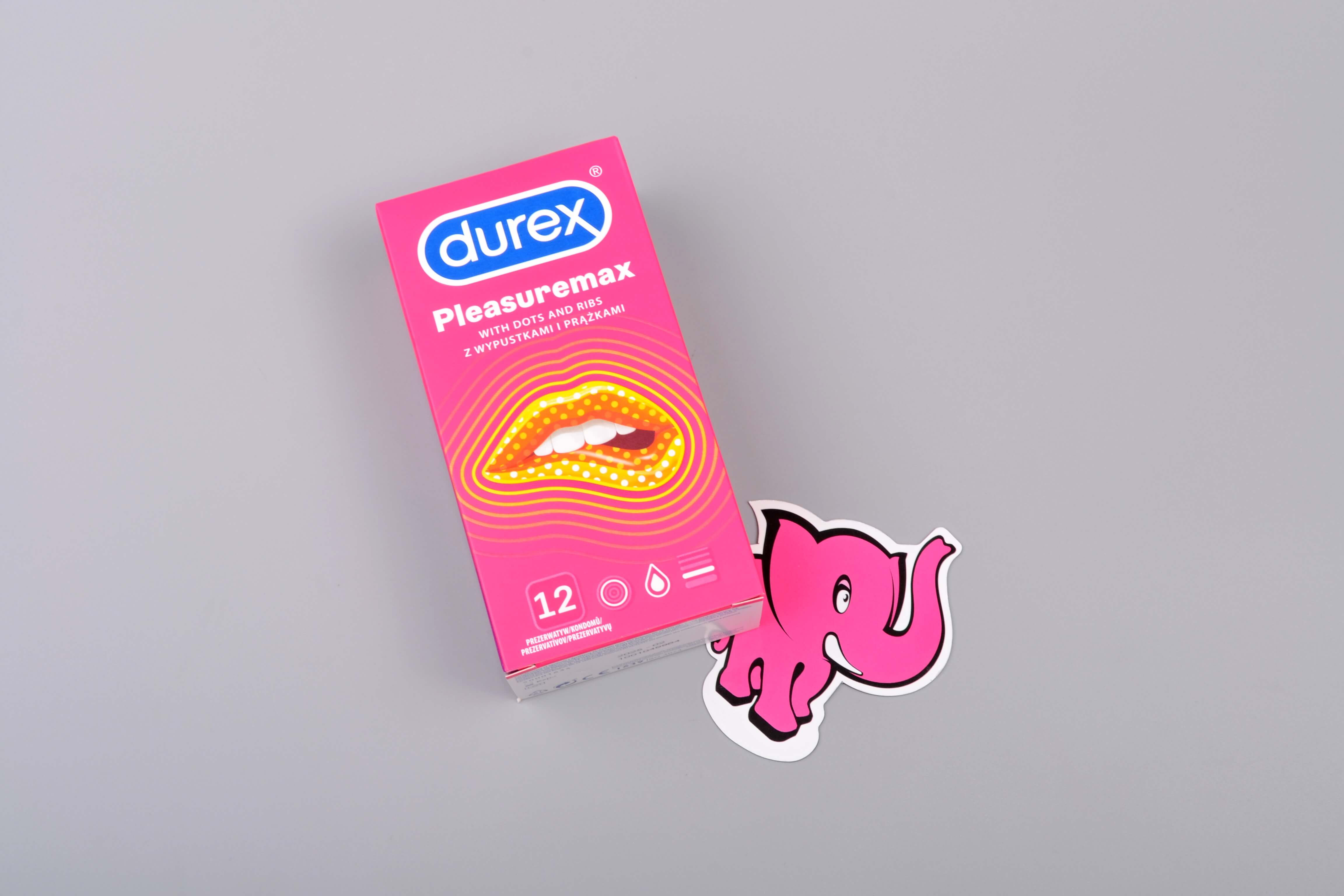 Durex Pleasuremax – vrúbkované kondómy (12 ks)