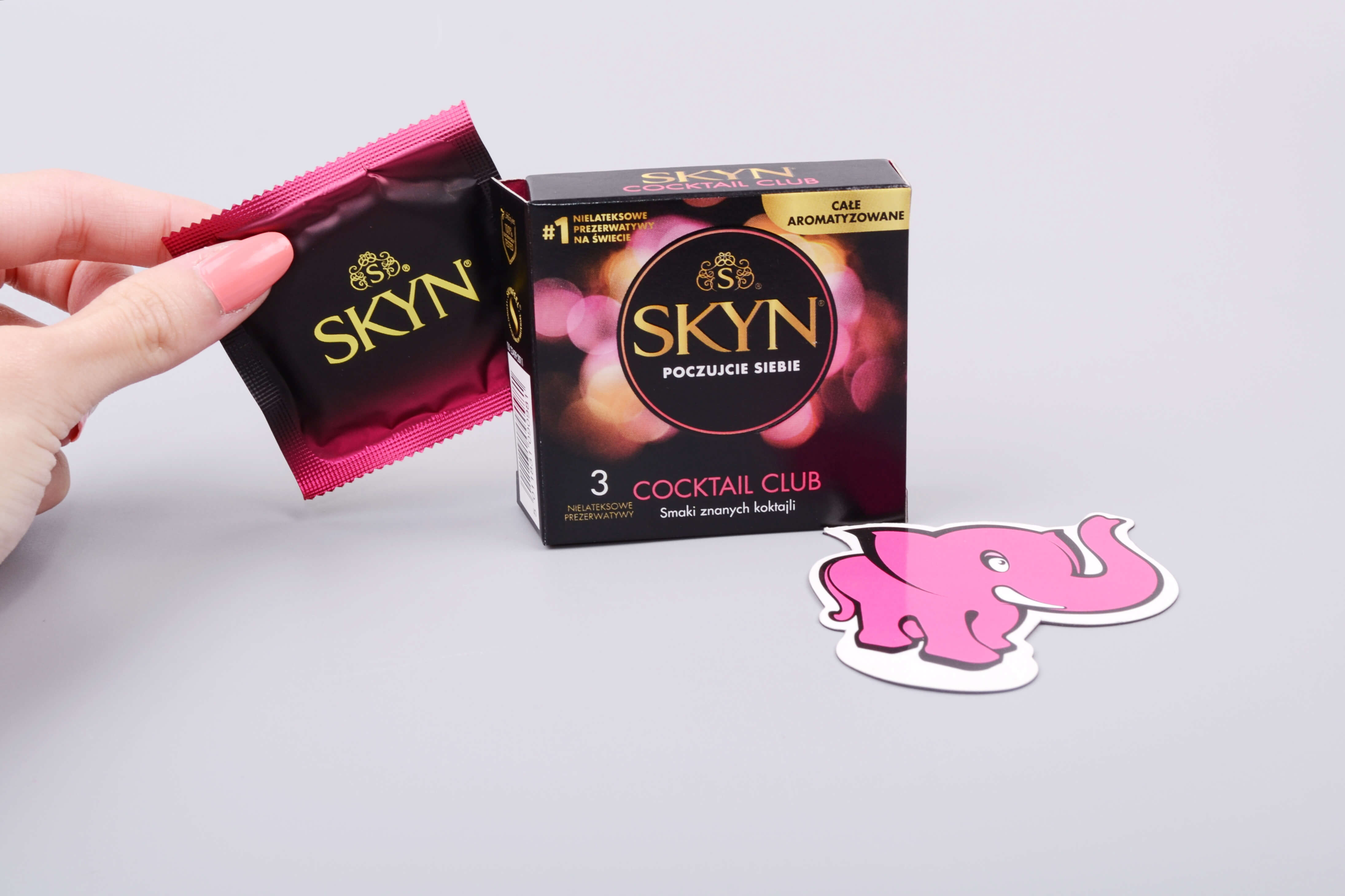 SKYN Cocktail Club – bezlatexové kondomy (3 ks)