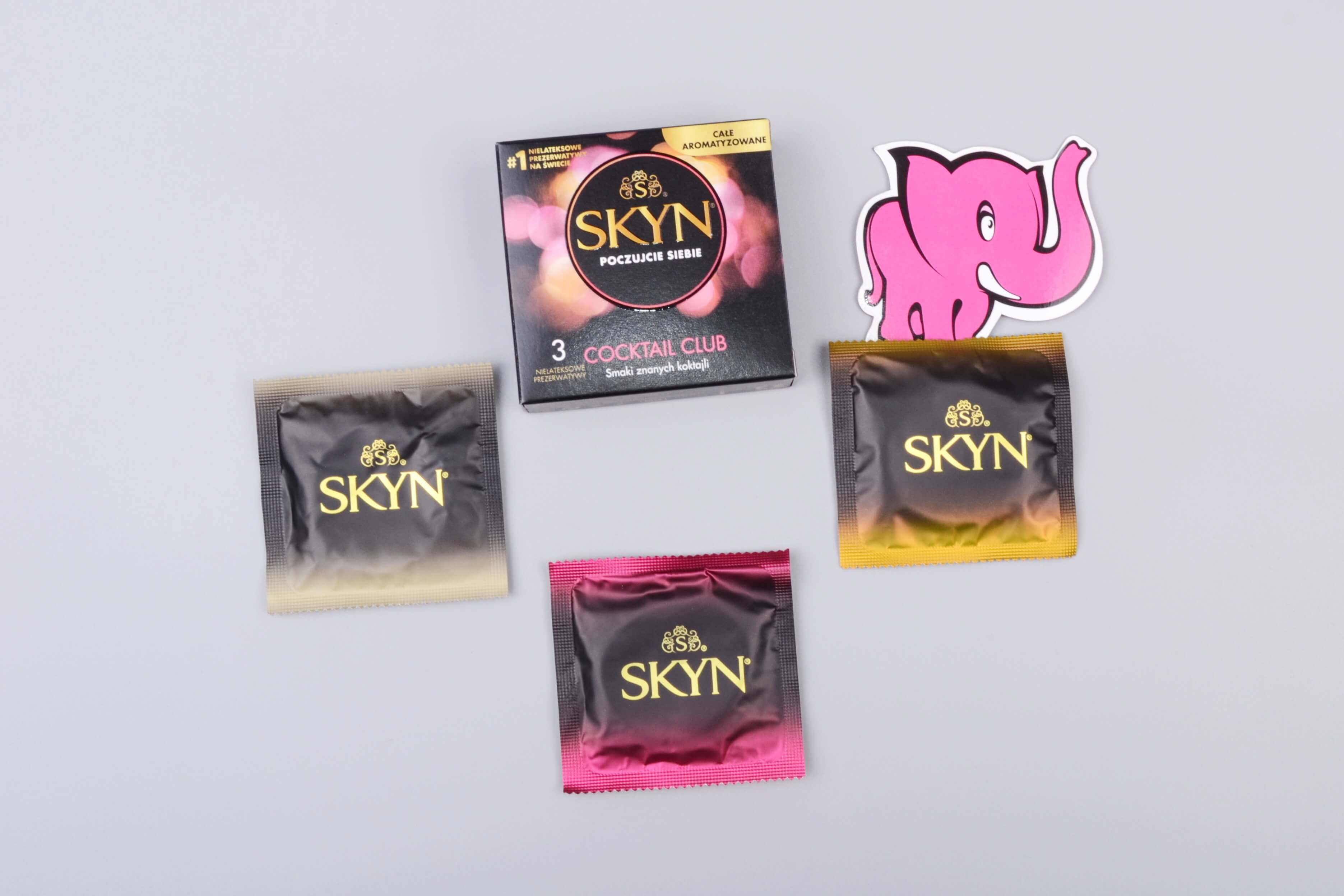 SKYN Cocktail Club – bezlatexové kondomy (3 ks)