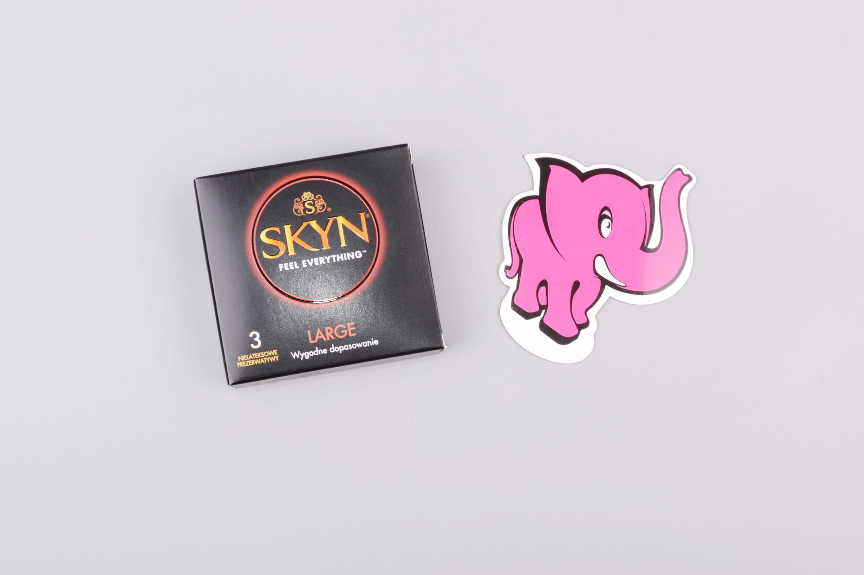 SKYN Large – XL bezlatexové kondomy (3 ks)