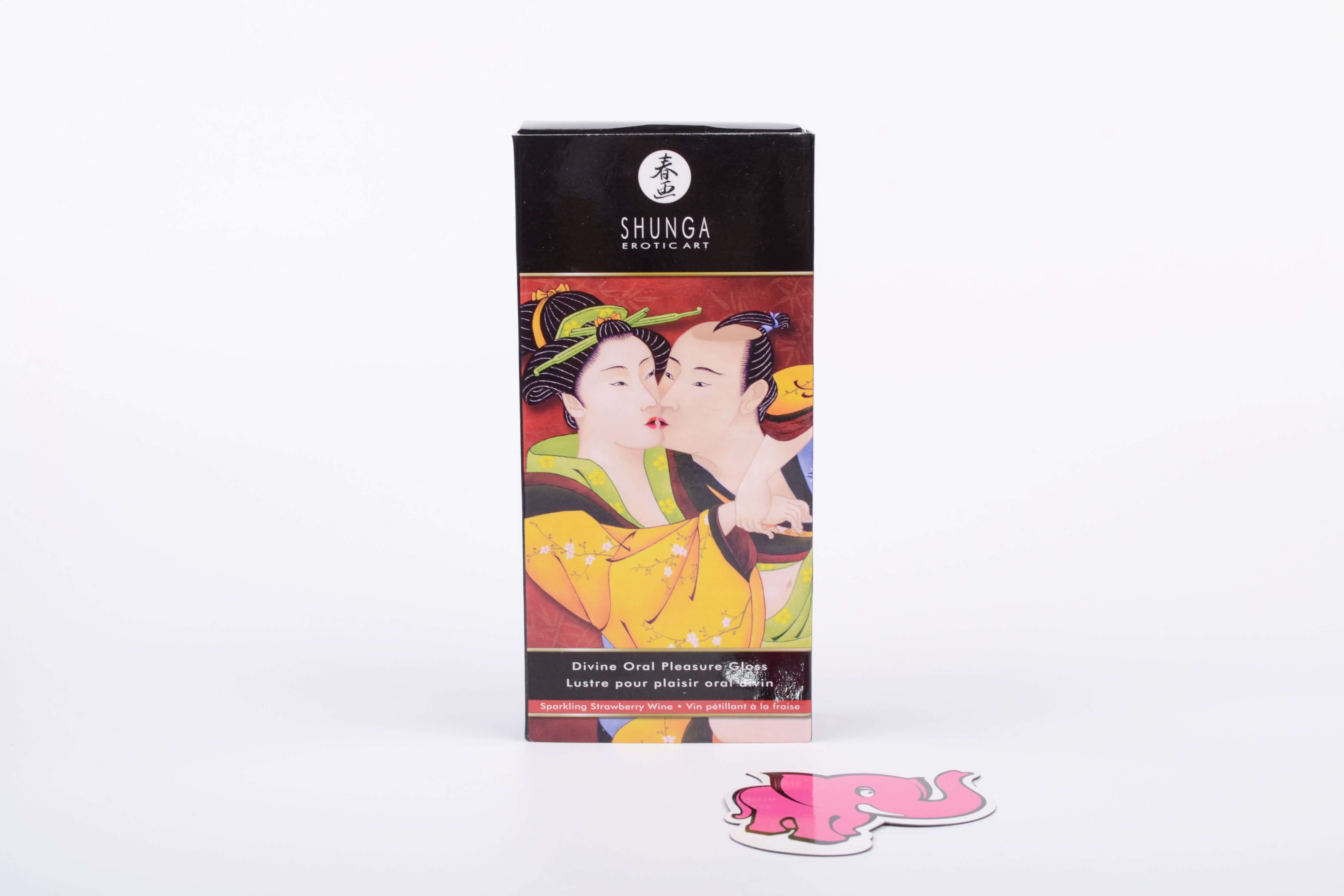 Shunga Stimulating Strawberry ajakfény – pezsgő (10 ml)