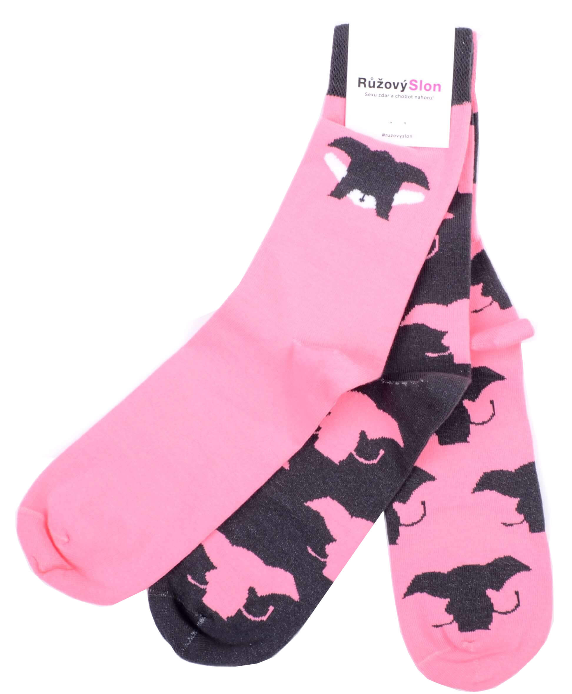 Merch – hravé slonie ponožky (3 ks)