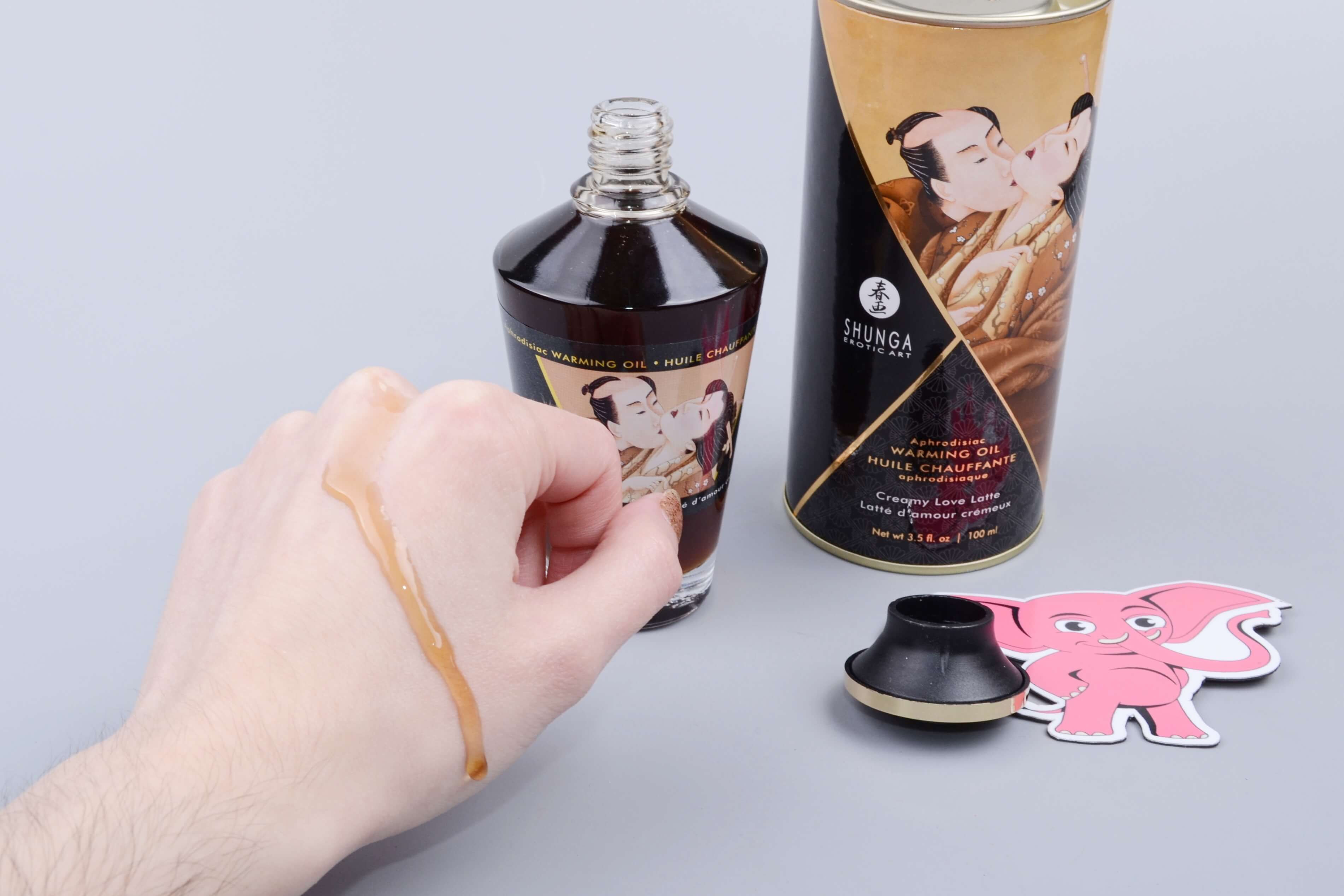 Shunga afrodiziakálny hrejivý sľúbateľný olej – Love Latte (100 ml)