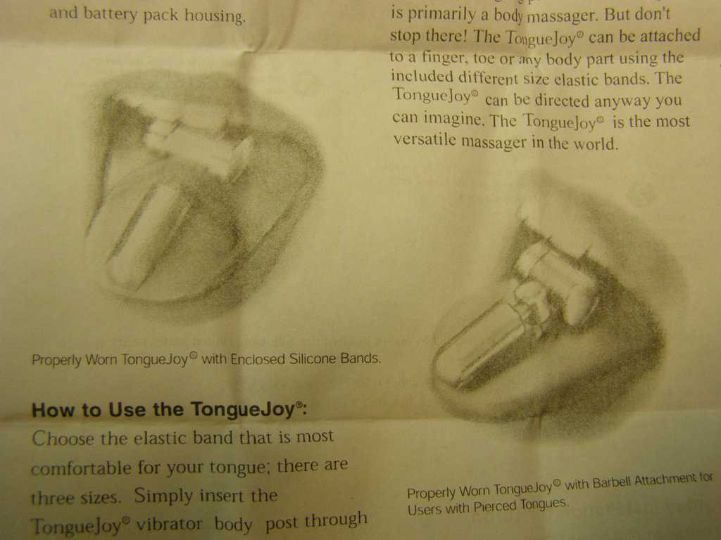 Tongue Joy - orální vibrátor na jazyk - sada